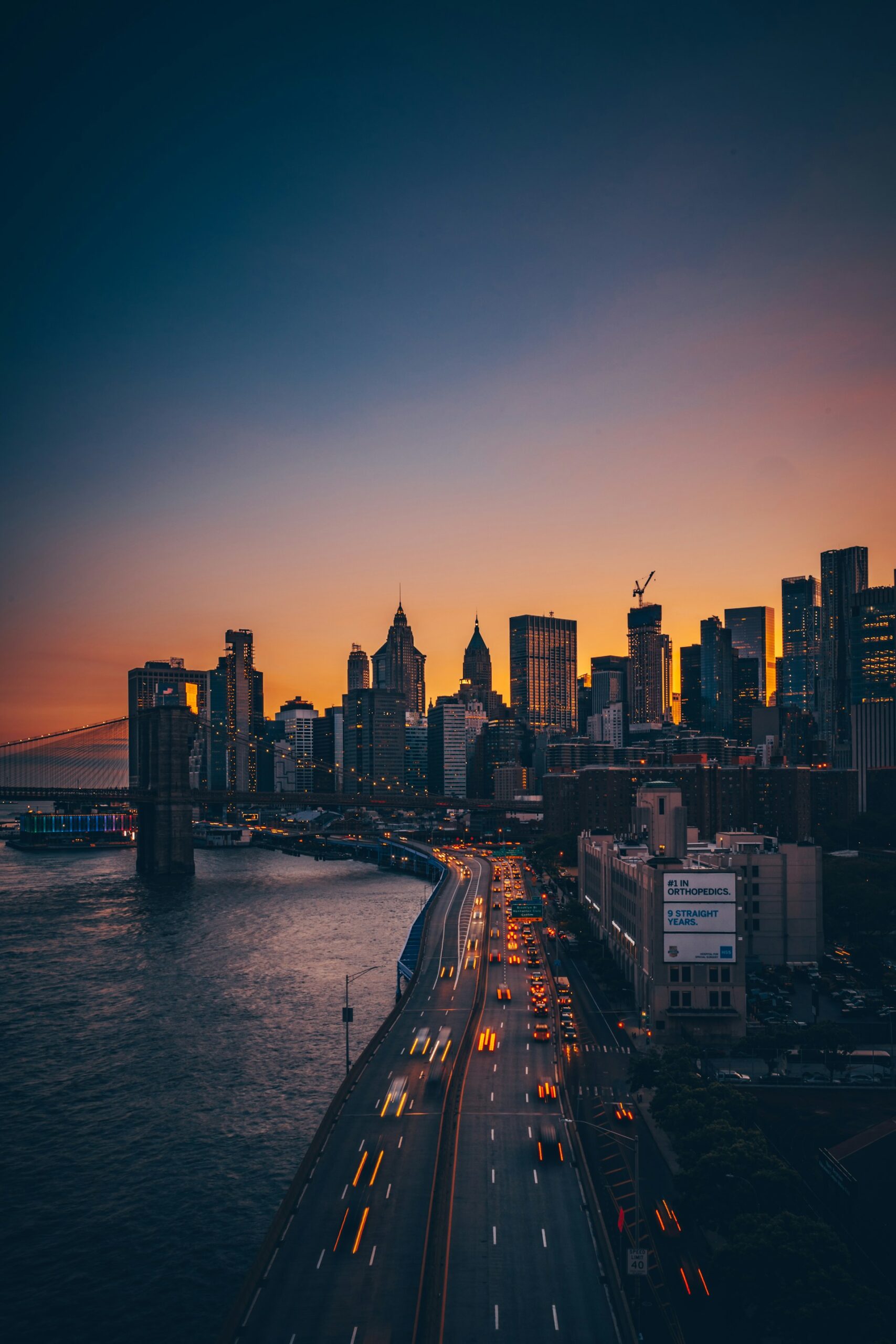 Cityscape at night